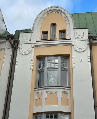 Huvilankatu 19-23 - julkisivu